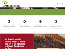 Tablet Screenshot of islacoffees.com